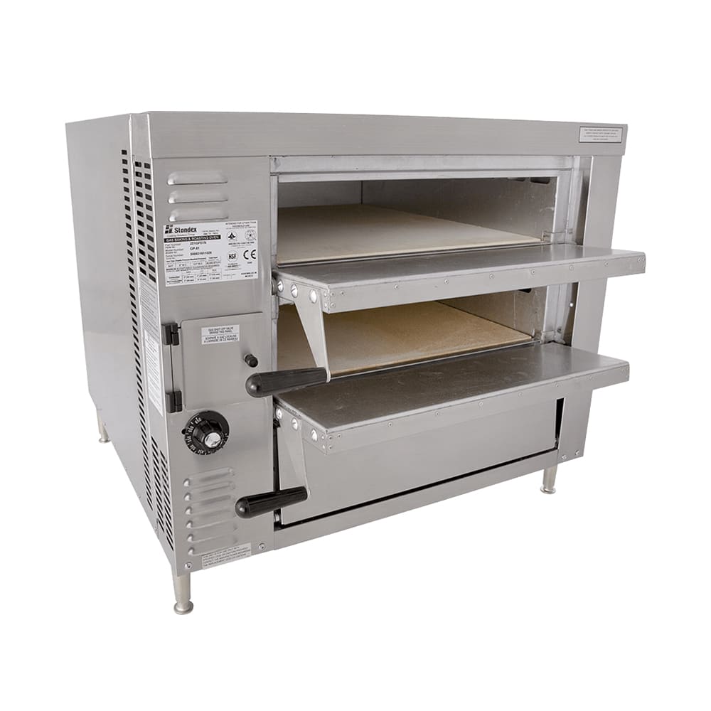 Bakers Pride GP-61 HearthBake Countertop Double Multi-Purpose Deck Oven - Liquid Propane