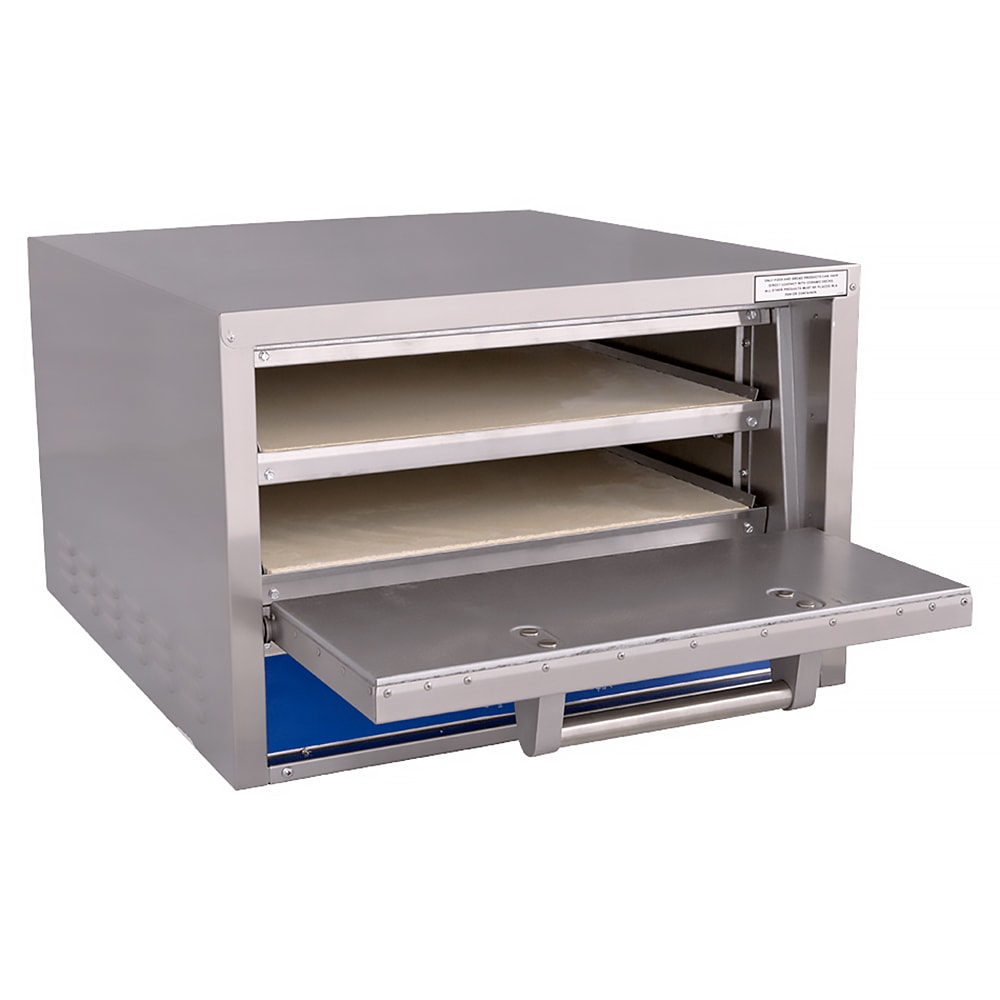Bakers Pride P22-BL HearthBake Countertop Single Multi-Purpose Deck Oven - 220v