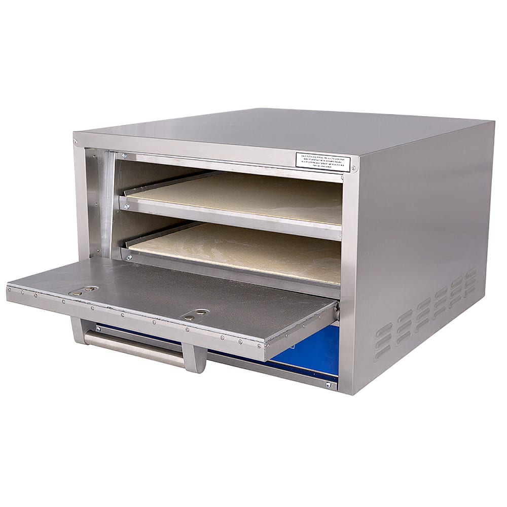 Bakers Pride P22S HearthBake Countertop Single Multi-Purpose Deck Oven - 208v