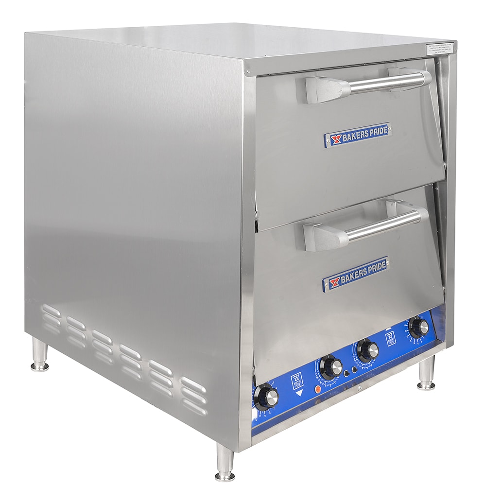 Bakers Pride P44-BL HearthBake Countertop Quadruple Multi-Purpose Deck Oven - 220v