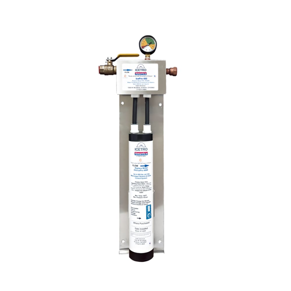 ICETRO ICEPRO400 2.8GPM Water Filter System, Up to 400 lbs