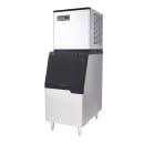ICETRO IM-0350-AH/IB-044 367 lb Maestro Half Cube Ice Machine w/ Bin - 440 lb Storage, Air Cooled, 115v thumbnail 2