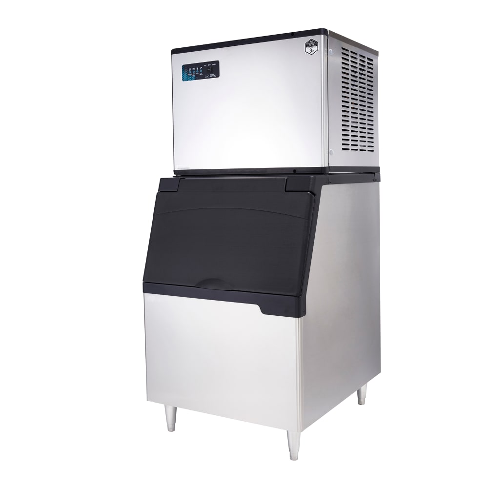 ICETRO IM-0460-AC/IB-033 444 lb Maestro Full Cube Ice Machine w/ Bin - 350 lb Storage, Air Cooled, 115v