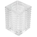 Hollowick 1511C Horizontal Rib Glass Block Lamp, 4 1/8" H x 2 7/8" W, Clear thumbnail 5