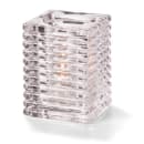 Hollowick 1511C Horizontal Rib Glass Block Lamp, 4 1/8" H x 2 7/8" W, Clear thumbnail 6