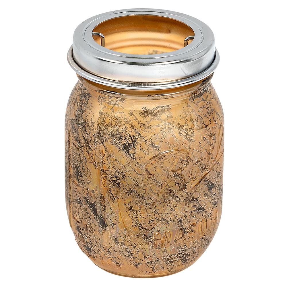 Hollowick 1610AG Firefly Tealight Candle Holder w/ Hanging Cradle - 5 1/4" x 3", Antique Gold