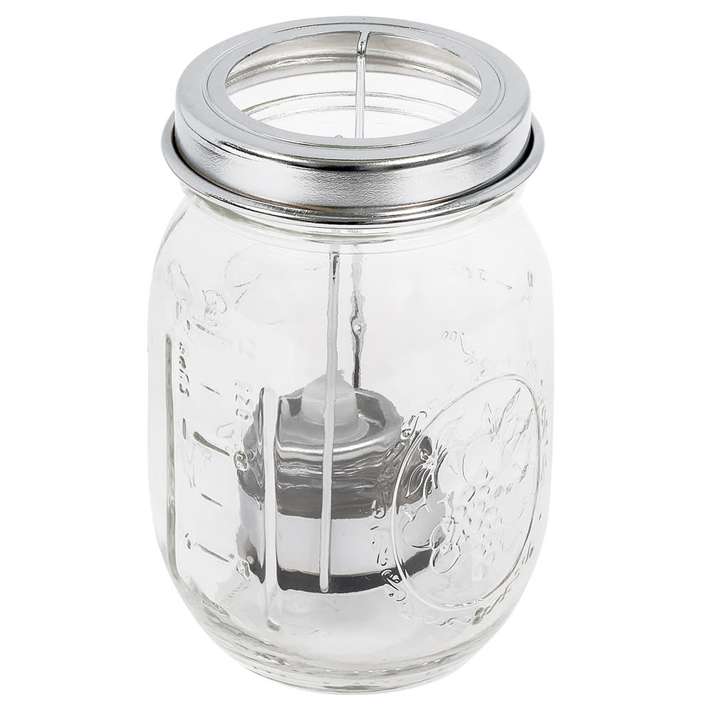 Hollowick 1610C Firefly Tealight Candle Holder w/ Hanging Cradle - 5 1/4" x 3", Clear