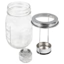 Hollowick 1610C Firefly Tealight Candle Holder w/ Hanging Cradle - 5 1/4" x 3", Clear thumbnail 2