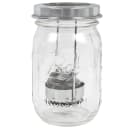 Hollowick 1610C Firefly Tealight Candle Holder w/ Hanging Cradle - 5 1/4" x 3", Clear thumbnail 3