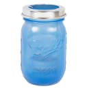 Hollowick 1610SDBL Firefly Tealight Candle Holder w/ Hanging Cradle - 5 1/4" x 3", Satin Dark Blue thumbnail 2