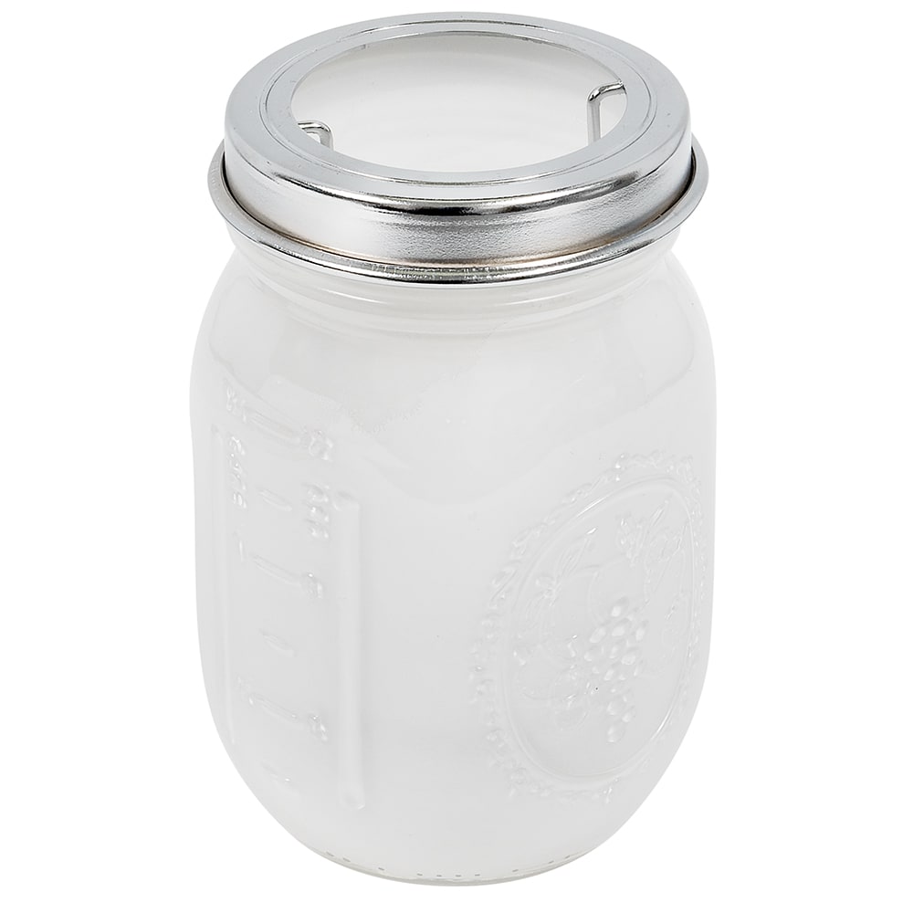 Hollowick 1610SL Firefly Tealight Candle Holder w/ Hanging Cradle - 5 1/4" x 3", Satin Linen