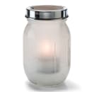 Hollowick 1610SL Firefly Tealight Candle Holder w/ Hanging Cradle - 5 1/4" x 3", Satin Linen thumbnail 4