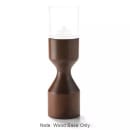 Hollowick 2017 Denmark Candlestick Base for HD17 & HD26 Fuel Cells - 7" x 2 3/4", Wood thumbnail 3