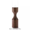 Hollowick 2117 Denmark Candlestick Base for HD17 & HD26 Fuel Cells - 9" x 2 3/4", Wood thumbnail 2