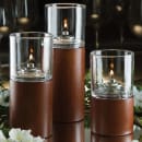 Hollowick 220 Horizon Cylinder Base for HD17 & HD26 Fuel Cells - 5 1/2" x 2 3/4", Wood thumbnail 2