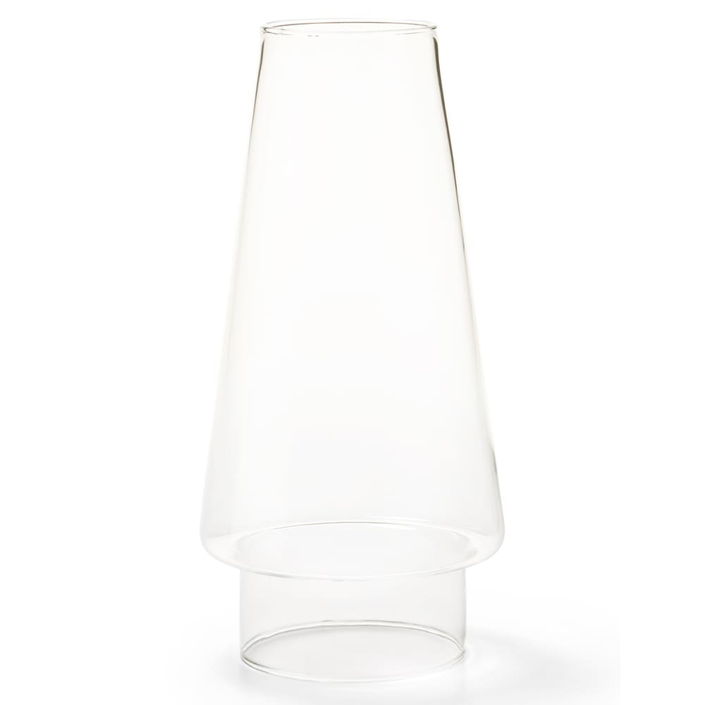 Hollowick 36C Fitter Globe w/ Conical Shape for 3" Fitter Bases, 4x76 3/4", Glass, Clear