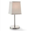 Hollowick 393I Tapered Candlestick Shade w/ Square Shape, 4 3/4 x 4 1/4", Fabric, Ivory thumbnail 2