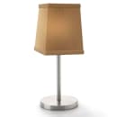 Hollowick 393SS Square Candlestick Shade - 4 3/4" x 4 1/4", Fabric, Sandstone thumbnail 2