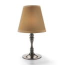 Hollowick 395SS Empire Candlestick Shade - 5 1/8" x 4 1/4", Fabric, Sandstone thumbnail 2