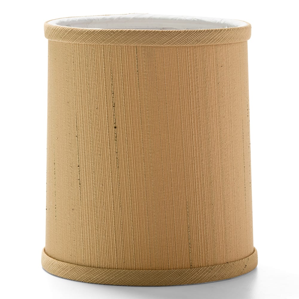 Hollowick 397SS Round Candlestick Shade - 5 3/8" x 4 9/50", Fabric, Sandstone