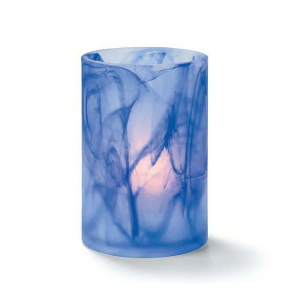 Hollowick 44017DB Wysp Candle Holder for HD12, HD17, & HD26 - 4 5/8" x 2 7/8", Dark Blue