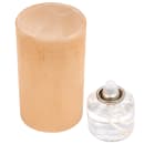 Hollowick 44017SCA Wysp Lamp w/ Cylinder Style, 4 19/30" x 2 7/8", Glass, Amber Satin Crystal thumbnail 3