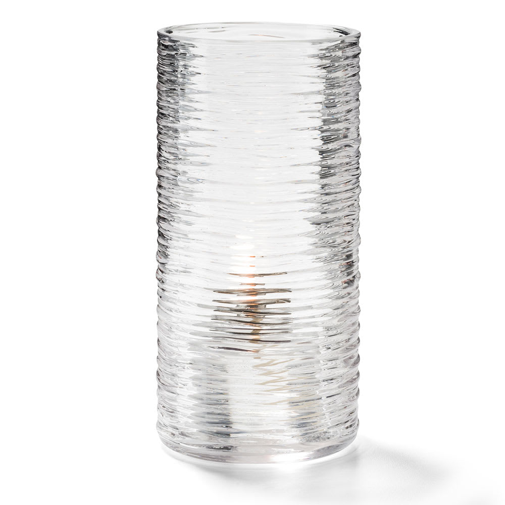 Hollowick 48025C Typhoon Candle Holder for HD17, HD26, & HD36 - 3 1/8" x 6 5/8", Clear
