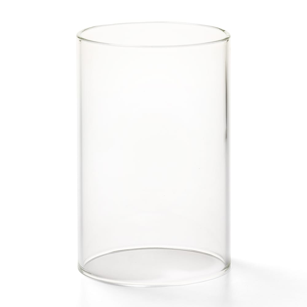 Hollowick 4845 Lamp Shade Support w/ Cylinder Style, 4 1/2" x 3", Glass, Clear