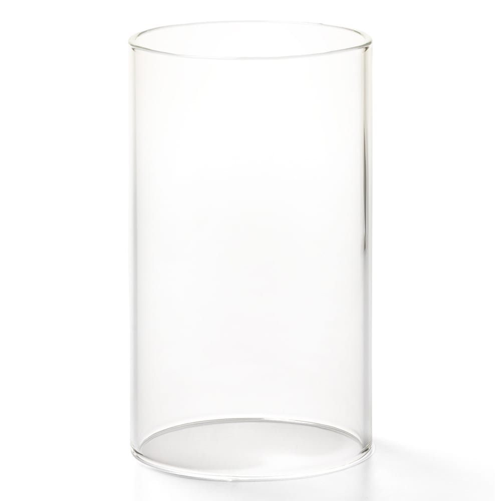 Hollowick 48C Fitter Globe w/ Cylinder Style for 3" Fitter Base, 5x3", Glass, Clear