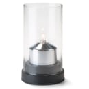 Hollowick 48C Fitter Globe w/ Cylinder Style for 3" Fitter Base, 5x3", Glass, Clear thumbnail 3