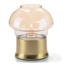 Hollowick 502 Cocktail II Round Lamp Base for HD36 - 2" x 3 5/8", Satin Brass thumbnail 2