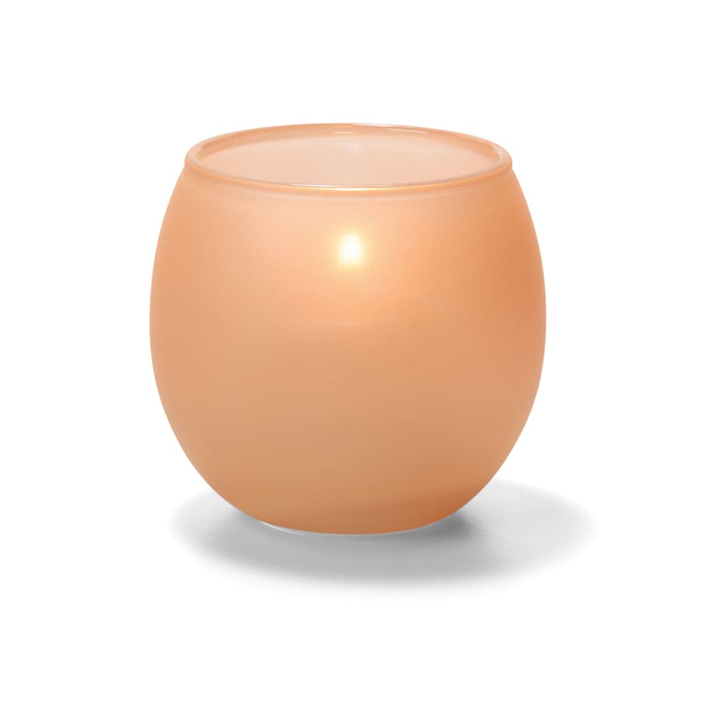Hollowick 5119STC Tealight Lamp w/ Bubble Style, 2 19/30 x 2 3/8", Glass, Satin Terra Cotta