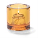 Hollowick 5140A Tealight Glass Lamp, Amber, Thick Glass, 2 7/8"H x 2 3/4"dia. thumbnail 6