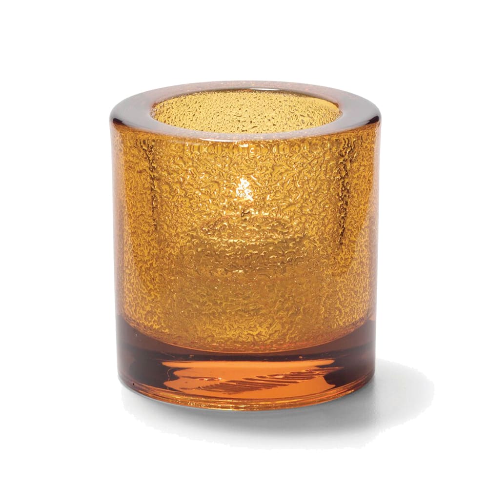 Hollowick 5140AJ Tealight Lamp for HD8 2 3/4 x 2 7/8", Glass, Amber Jewel