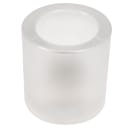 Hollowick 5140F Tealight Glass Lamp, Satin Crystal, Thick Glass, 2 7/8"H x 2 3/4" Dia. thumbnail 2