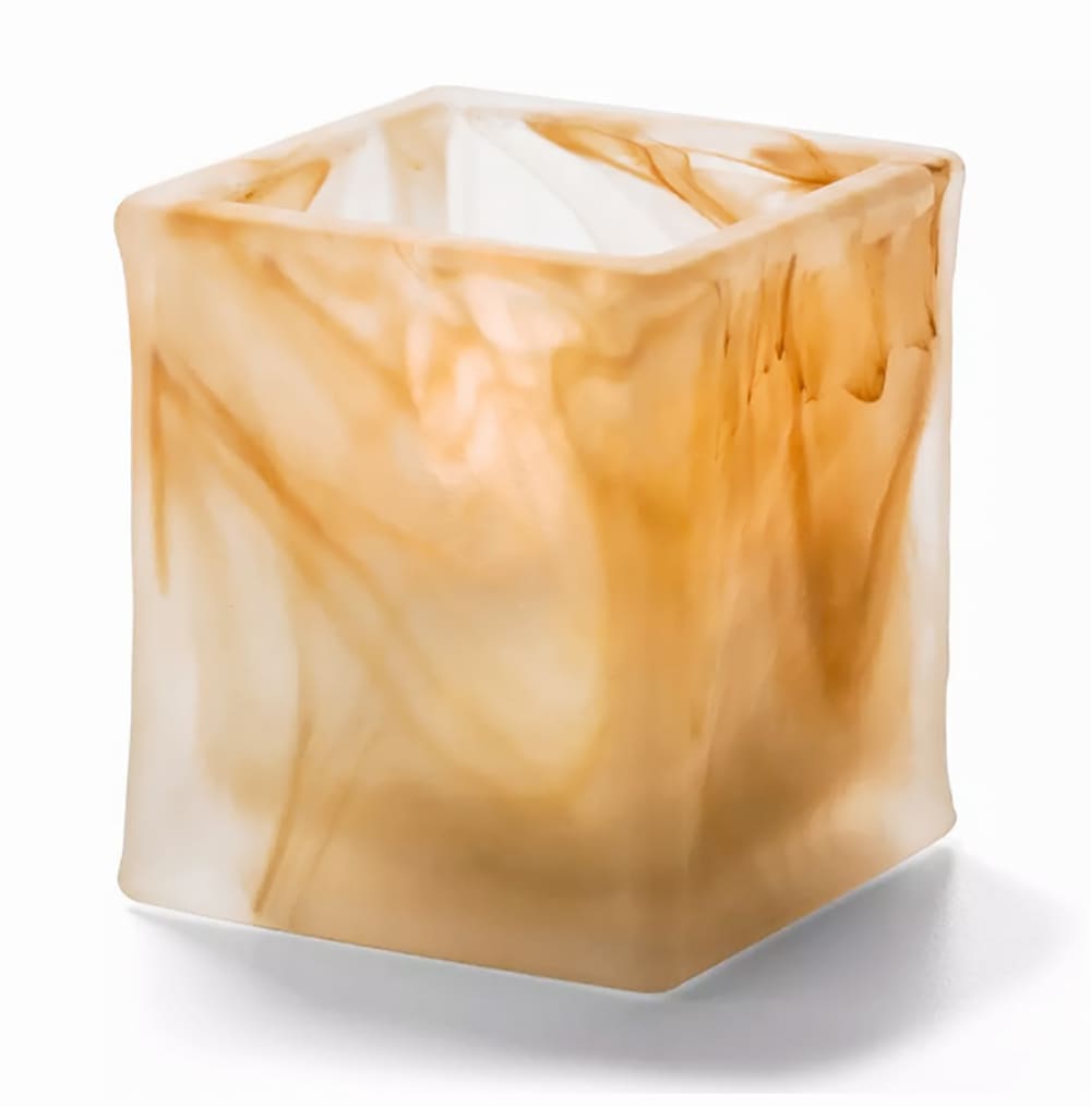 Hollowick 5180CML 2 3/4" Glacier™ Tealight Lamp for HD8 Fuel Cell - Glass, Caramel Wysp