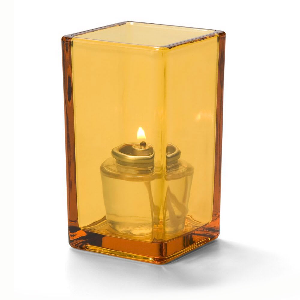 Hollowick 6109A Quad Votive Lamp for HD8 & HD15, 4 3/8 x 2 1/2", Amber