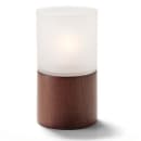 Hollowick 64SC Horizon Globe, 4 1/2" x 2 7/8", Glass, Satin Crystal thumbnail 2