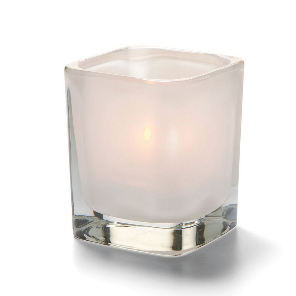 Hollowick 6505SL Tetra Votive for HD8, HD12 & HD15, 3 1/2" x 3", Satin Linen