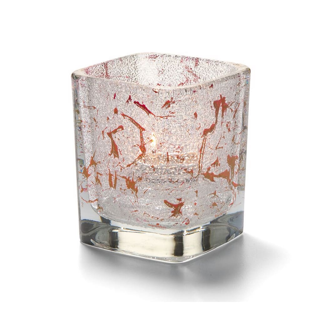 Hollowick 6588IR Tetra Votive for HD8, HD12 & HD15, 3 1/2" x 3", Splash Red