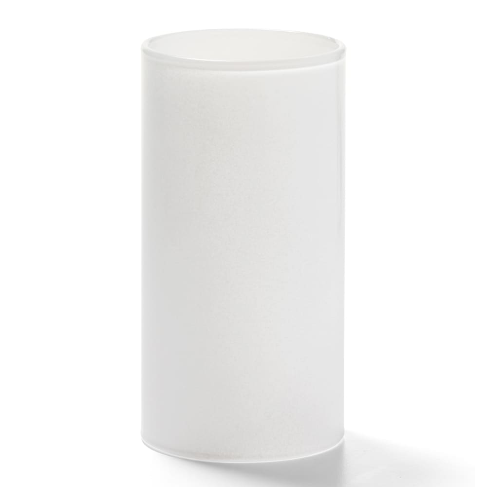 Hollowick 73SC Tall Cylinder Globe, 4 19/30 x 2 7/16", Glass, Satin