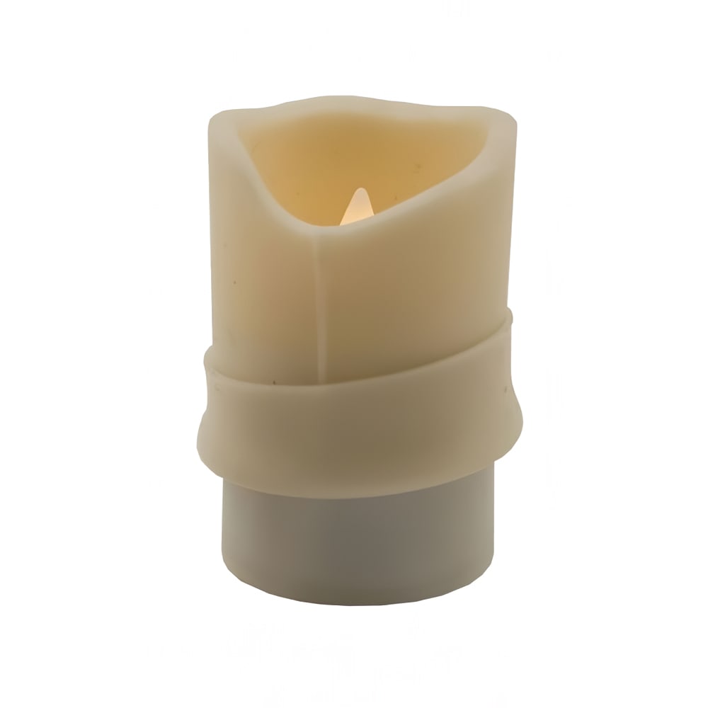 Hollowick SSPL-I Silicone Sleeve For Evolution & Platinum Candle, Ivory