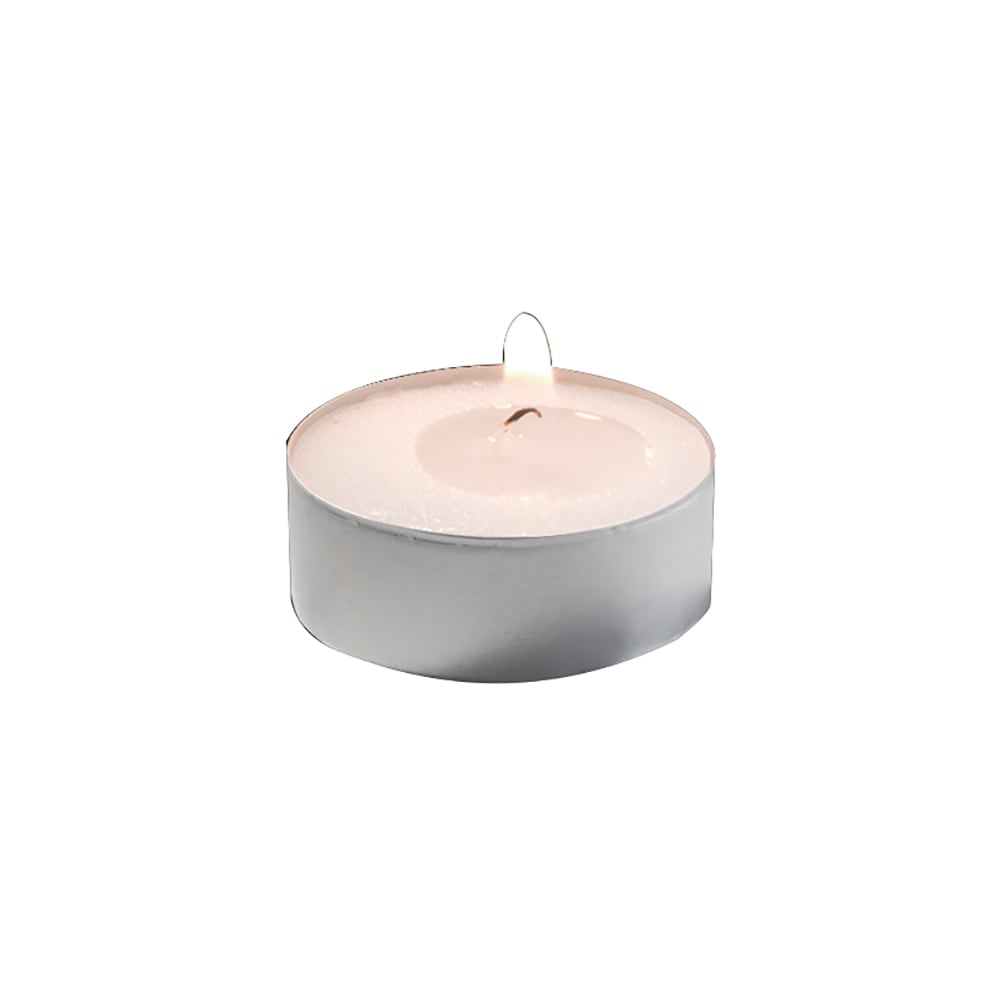 Hollowick TL5W-500 Square Tealight Candle w/ 5 hr Capacity, 3/4 x 1 1/2", Wax