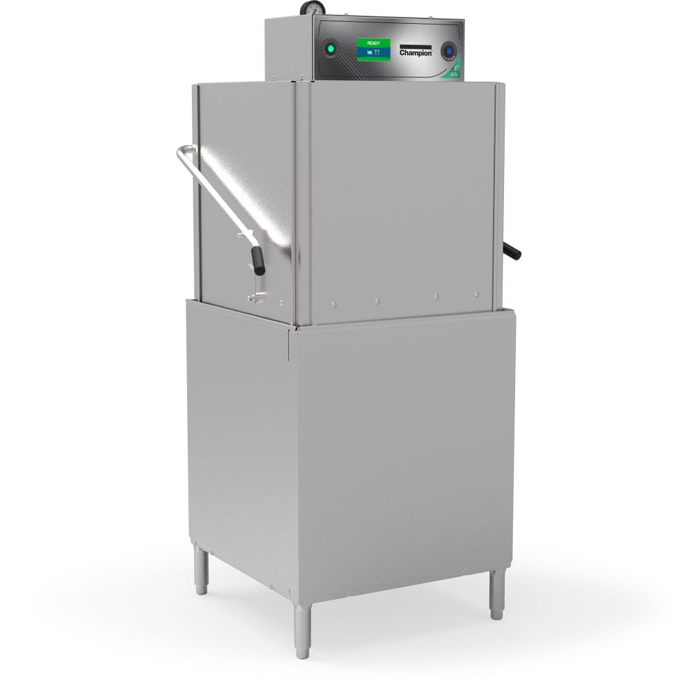 Champion DH-3000 High Temp Door Type Dishwasher w/ 60 Racks/hr Capacity, Built-in Booster, 208-240v/3ph