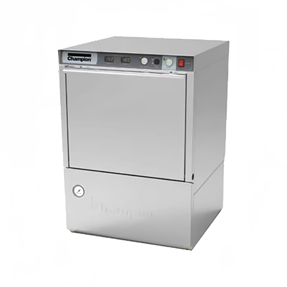 Champion UH230B High Temp Rack Undercounter Dishwasher w/ 40 Racks/hr, Built-in Booster,240v/1ph