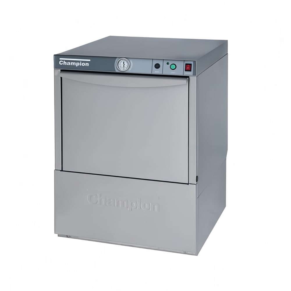 Champion UL-130 Low Temp Rack Undercounter Dishwasher w/ 25 Racks/hr, 115v