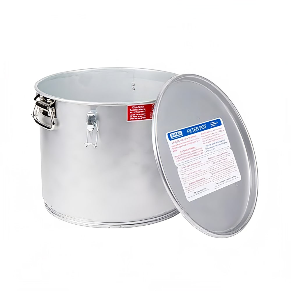 MirOil 40L-02040 5 gal Fryer Oil Filter Pot w/ Lid