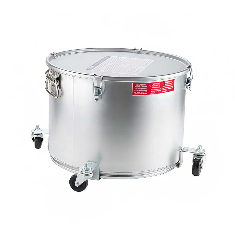 MirOil 60LC-02065 7 gal Fryer Oil Filter Pot w/ Lid & Casters