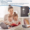 Barska 1.45 cu ft Large Biometric Security Safe w/ Fingerprint Lock - Steel, Black (AX11650) thumbnail 6