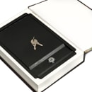 Barska Hidden Book Lock Box w/ Key Lock - 10 1/2"W x 7 1/2"H x 1 3/4"D, Steel (AX11682) thumbnail 4